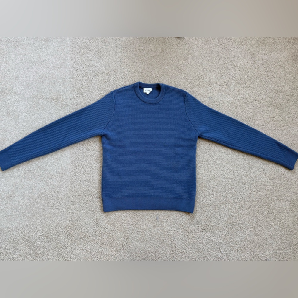 Sézane Men's Crewneck Sweater in Navy Blue